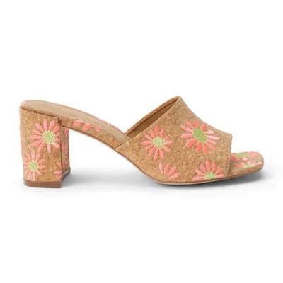Kristin Floral Slip on Heel