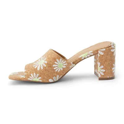 Kristin Floral Slip on Heel