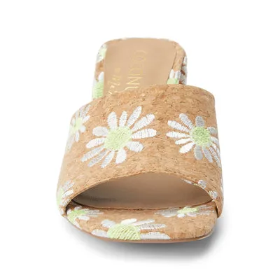 Kristin Floral Slip on Heel