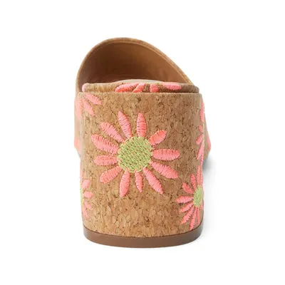 Kristin Floral Slip on Heel