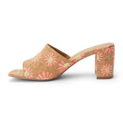 Kristin Floral Slip on Heel