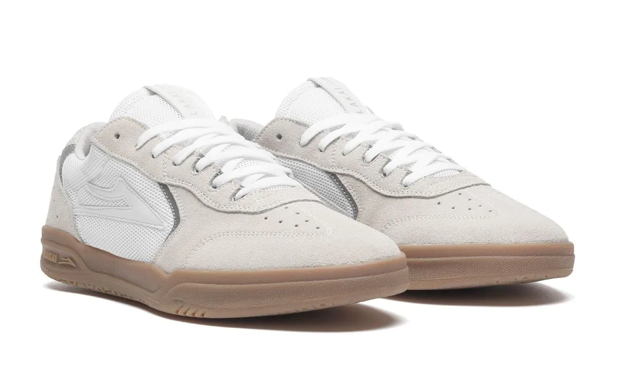 Lakai Atlantic White Suede Skate Shoes