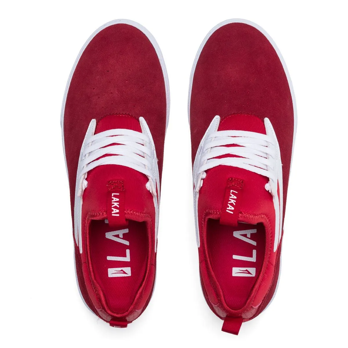 Lakai Dover Red Suede Skate Shoes