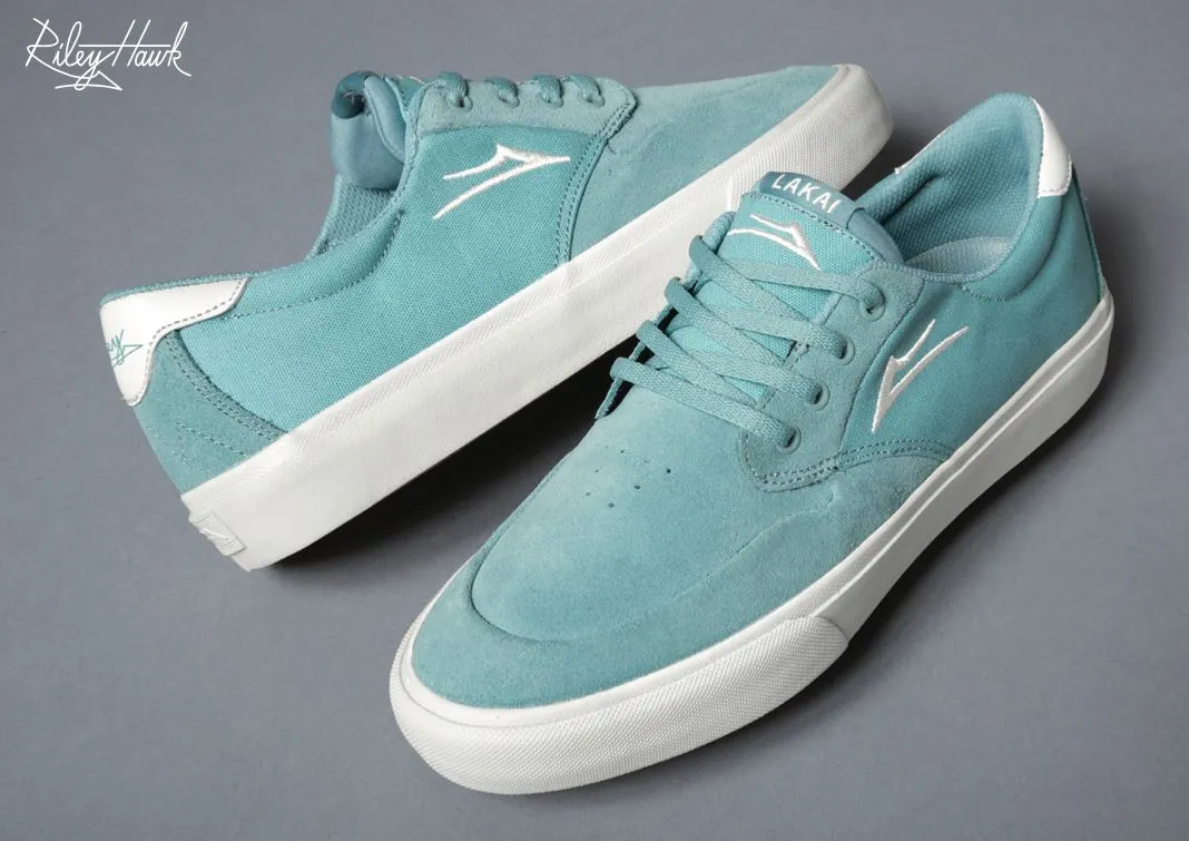 Lakai Riley 3 Fog Suede Skate Shoes
