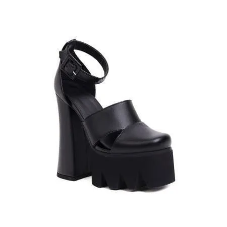 LovelyRLovely Women's Hollowed-out Strapping Heels