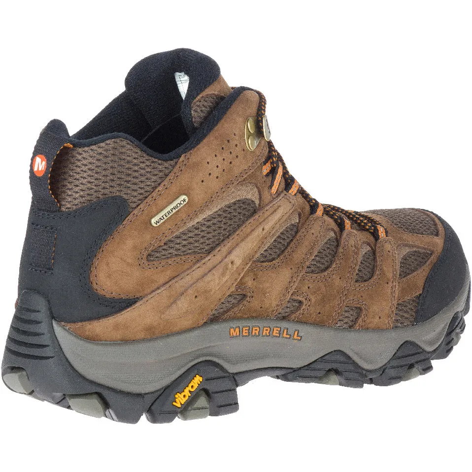 MENS MERRELL MOAB 3 MID WATERPROOF - EARTH