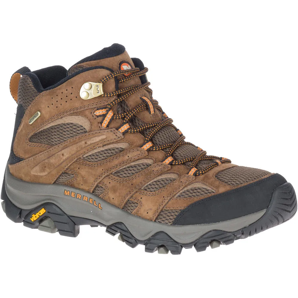 MENS MERRELL MOAB 3 MID WATERPROOF - EARTH