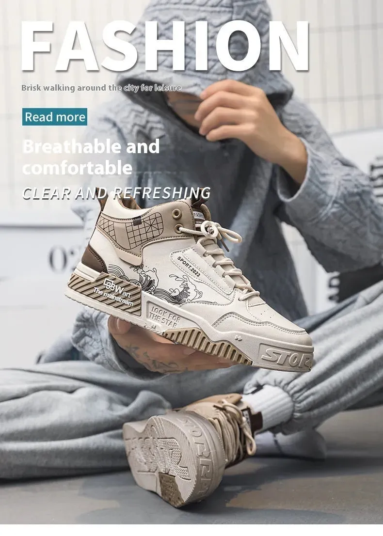 Men's Sneaker Shoes Increased Easy Wear Casual Sports