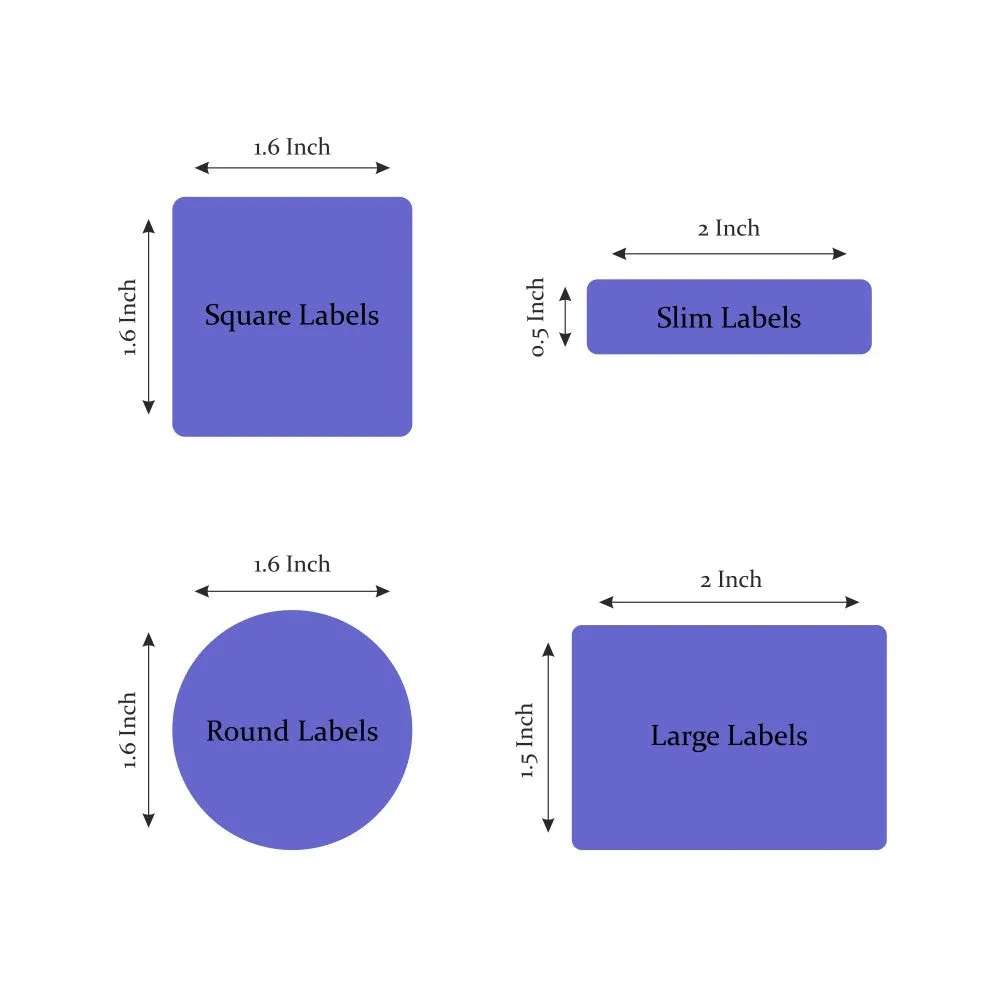 Mixed Labels - Whale PREPAID ORDER