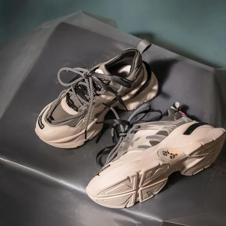 New Women’s Chunky Sneakers - Vulcanized Platform Shoes