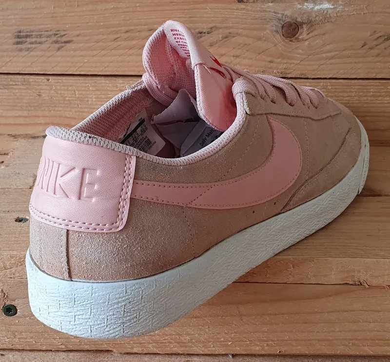 Nike Blazer Low Suede Trainers UK9.5/US10.5/EU44.5 371760-801 Arctic Orange/Pink
