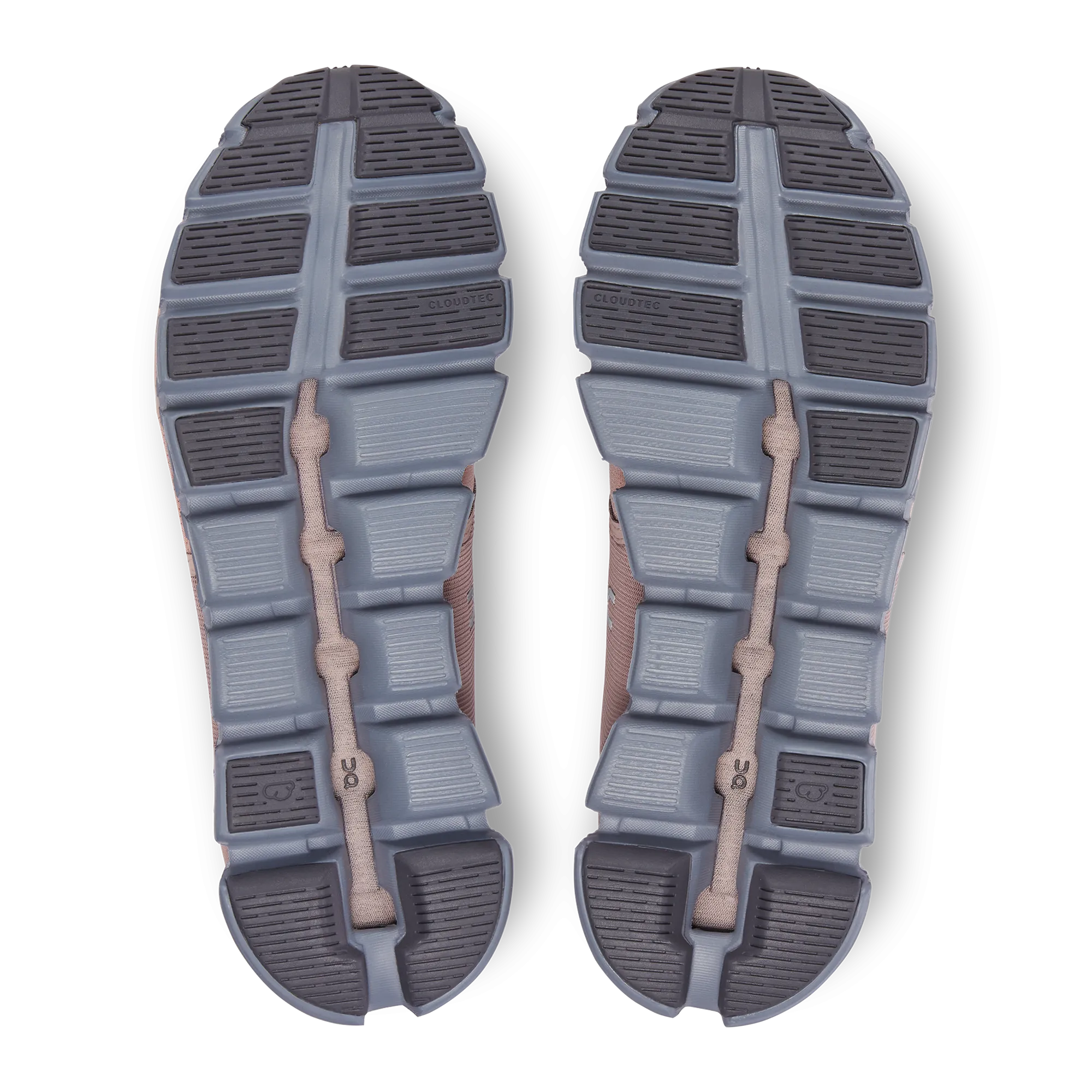 On Womens Cloud 5 Waterproof - Rose/Fossil (59.98527)