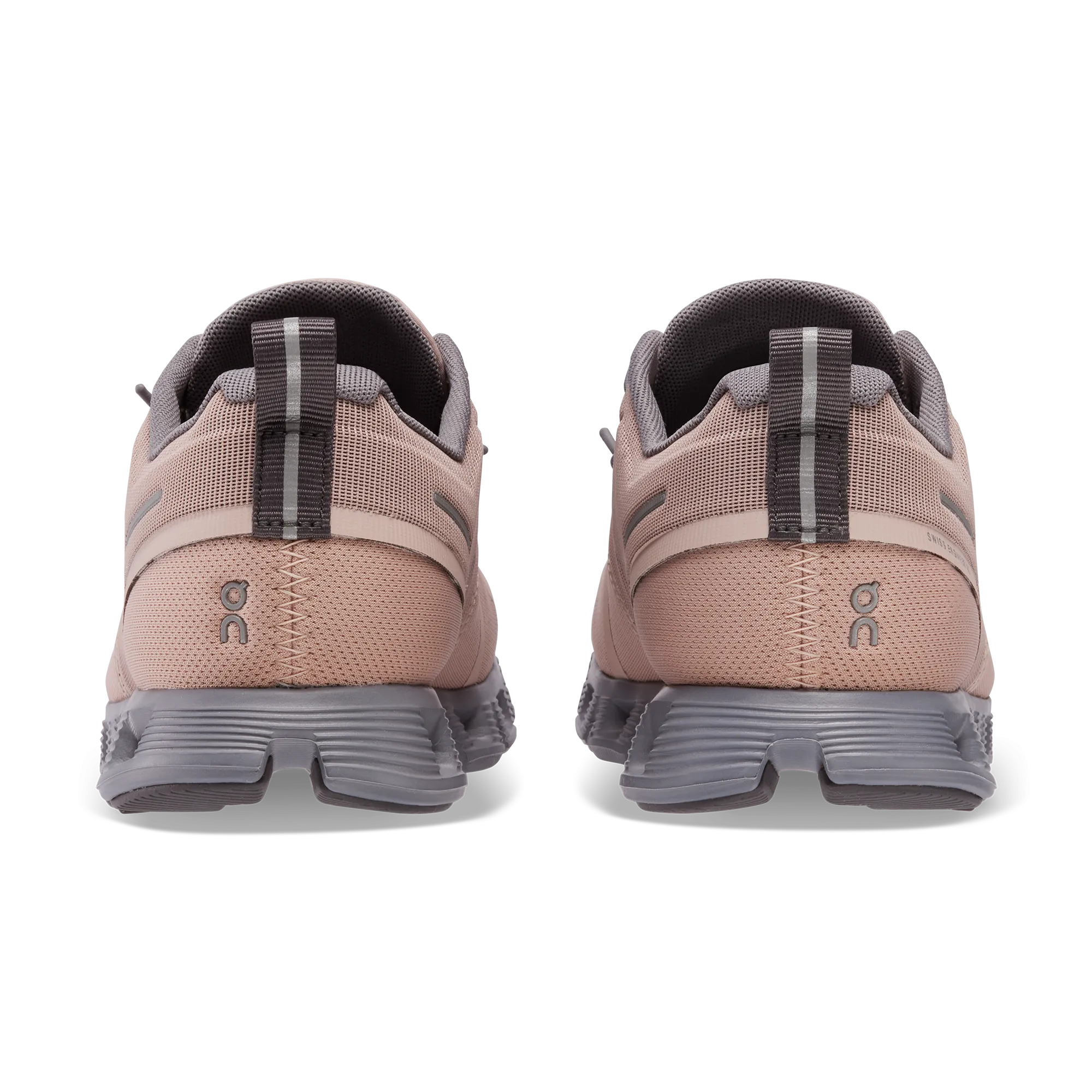 On Womens Cloud 5 Waterproof - Rose/Fossil (59.98527)