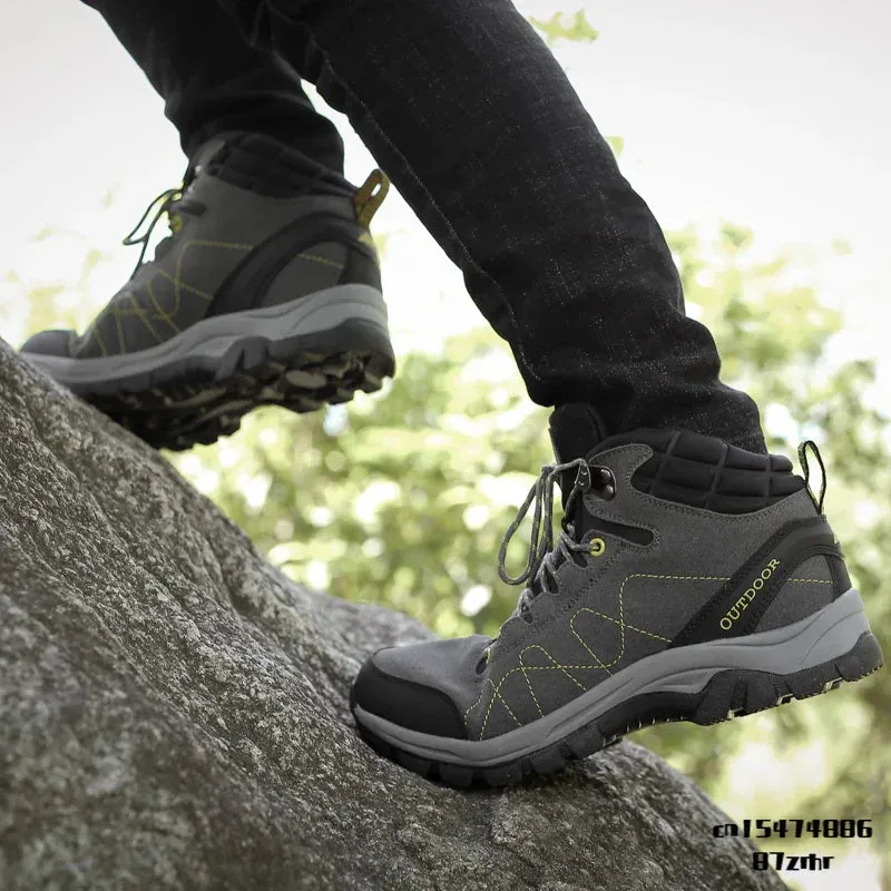 PeakClimb: Waterproof Hiking Boots for Boundless Adventures and Maximum Comfort