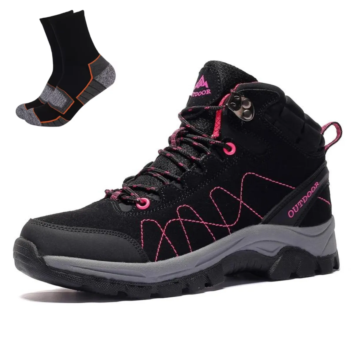 PeakClimb: Waterproof Hiking Boots for Boundless Adventures and Maximum Comfort