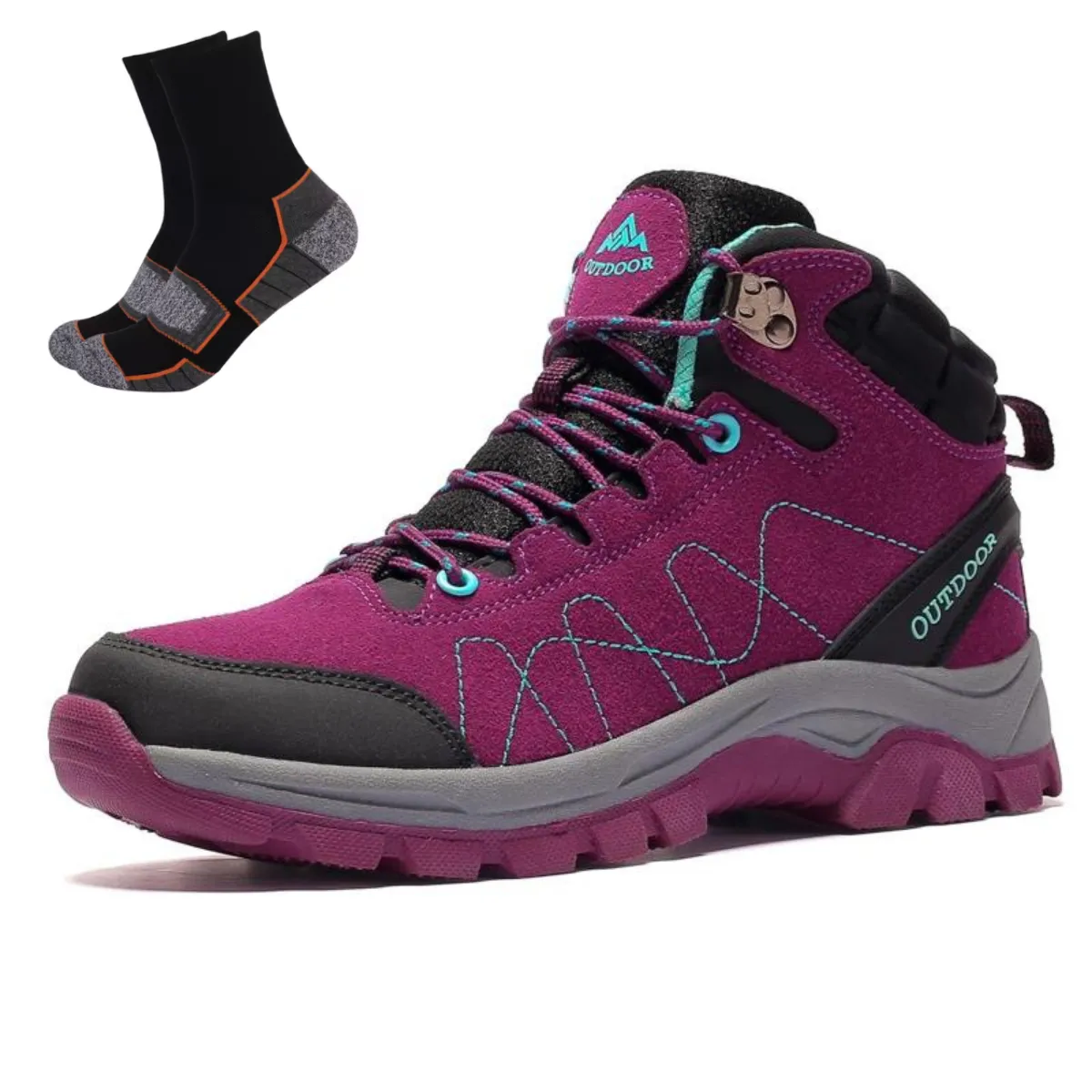 PeakClimb: Waterproof Hiking Boots for Boundless Adventures and Maximum Comfort