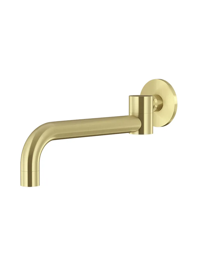 Round Swivel Wall Spout - PVD Tiger Bronze