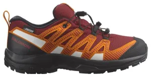 Salomon XA Pro V8 CSWP Red/Black Waterproof Children's Trail Shoes
