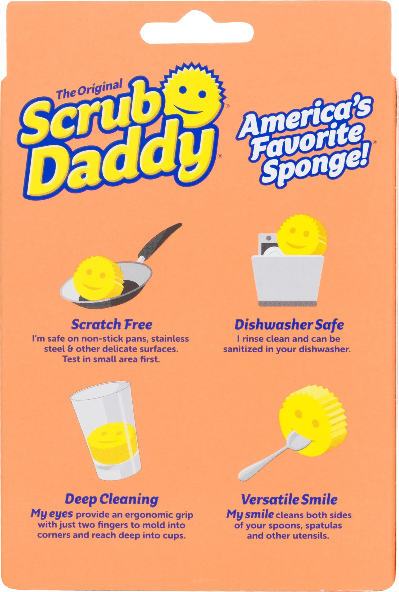 Scrub Daddy Scratch-Free Dish Sponge, 1 Count