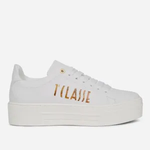 Sneakers Donna 1A Classe Alviero Martini linea Summer Vibes colore Bianco con Maxi Logo Geo Classic P427