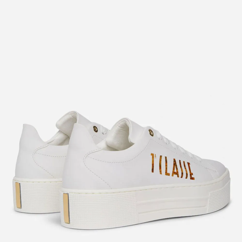 Sneakers Donna 1A Classe Alviero Martini linea Summer Vibes colore Bianco con Maxi Logo Geo Classic P427
