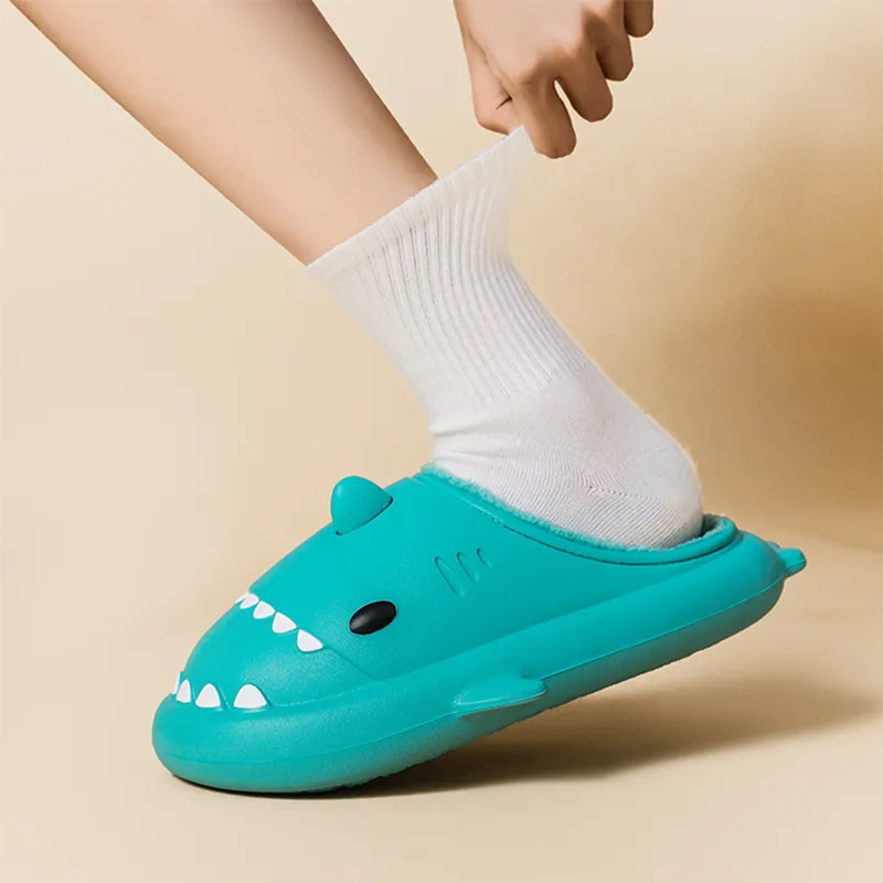 Soft Bottom Cartoon Shark clogs House Shoes | Brodtica.com
