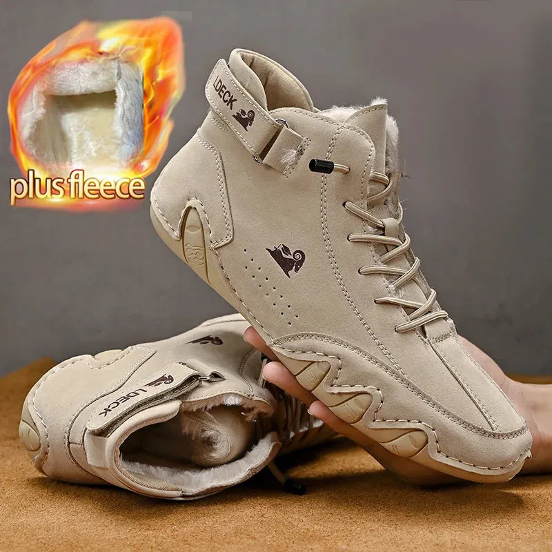Spring Casual Shoes for Men: Stylish Pu Leather Sneakers with Light Lace-Up Design