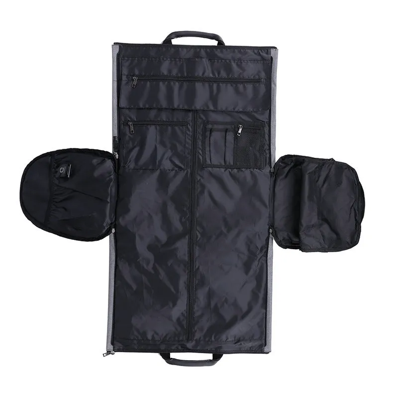 Travel Garment Duffel Bag Capacity Clothes Suit Tie Tote Pouch Shoes