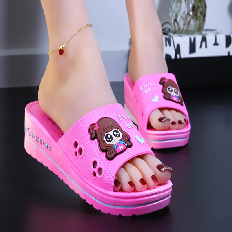 Trendy Design Beach Platform Sponge Sandals