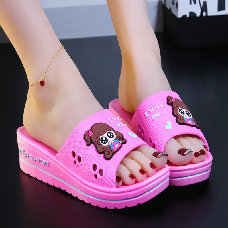 Trendy Design Beach Platform Sponge Sandals