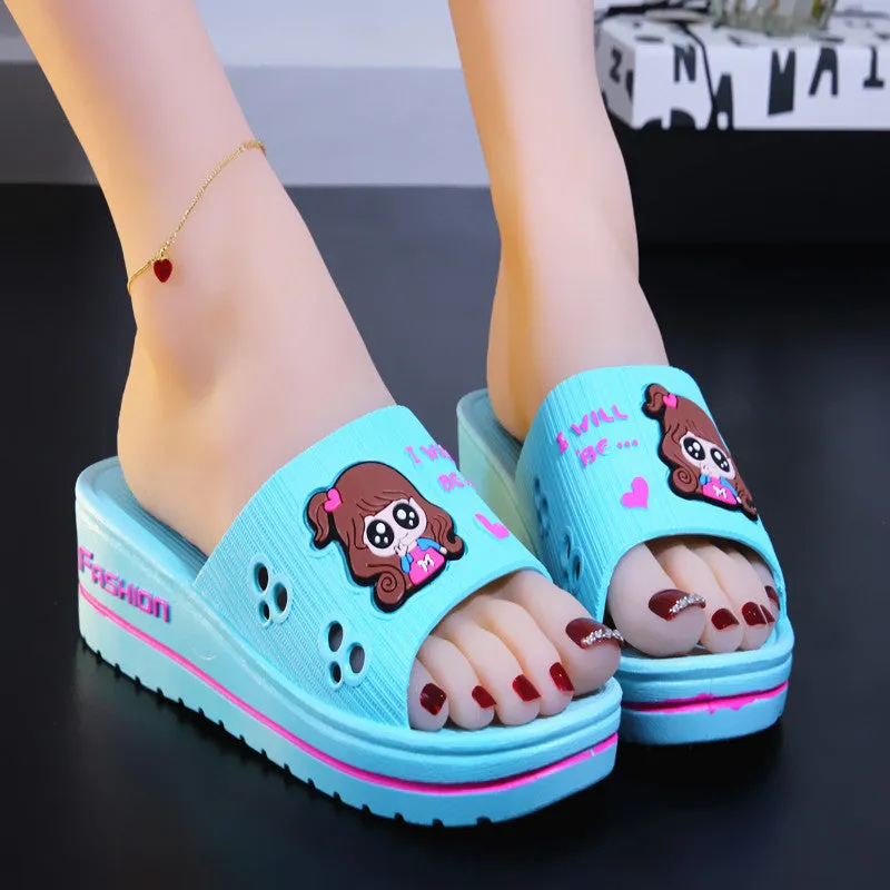 Trendy Design Beach Platform Sponge Sandals