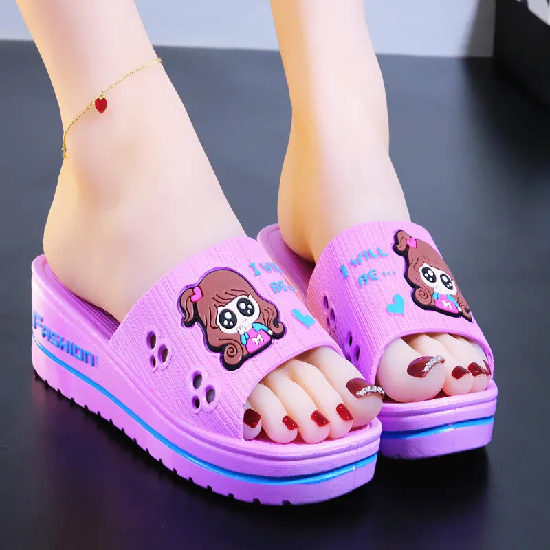Trendy Design Beach Platform Sponge Sandals