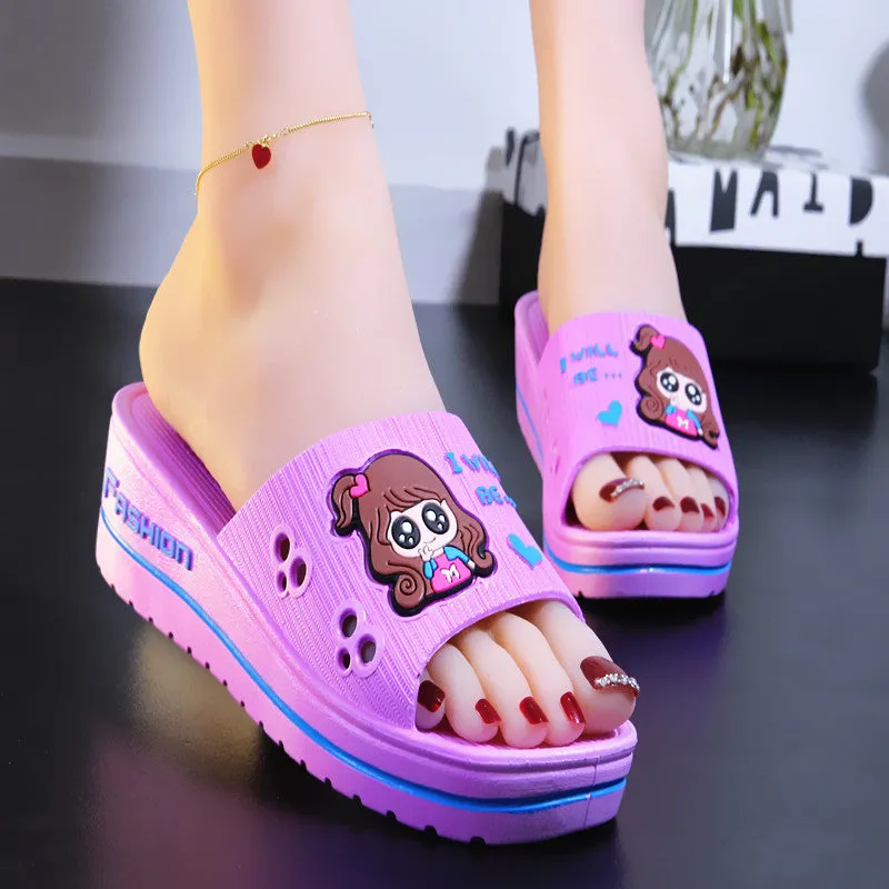 Trendy Design Beach Platform Sponge Sandals