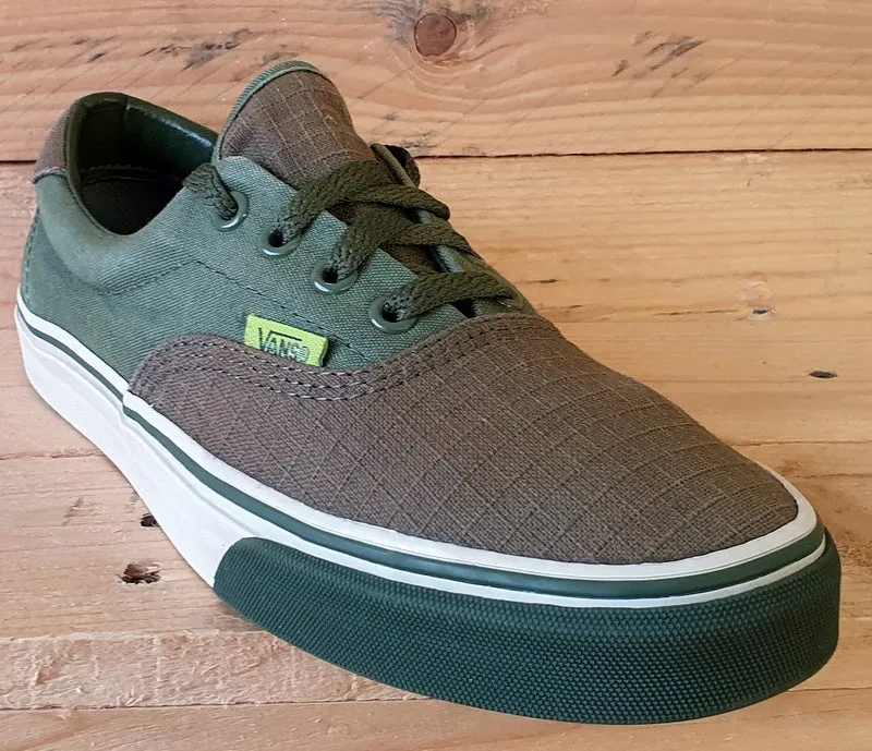 Vans Old Skool Low Canvas Trainers UK5.5/US7.5/EU38.5 T375 Dark/Light Green