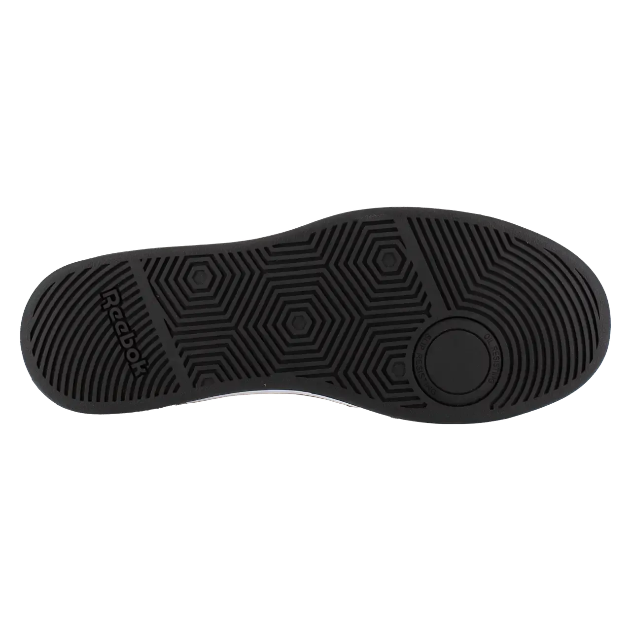Women's Club Memt Composite-Toe Oxford Work Shoe Black/White