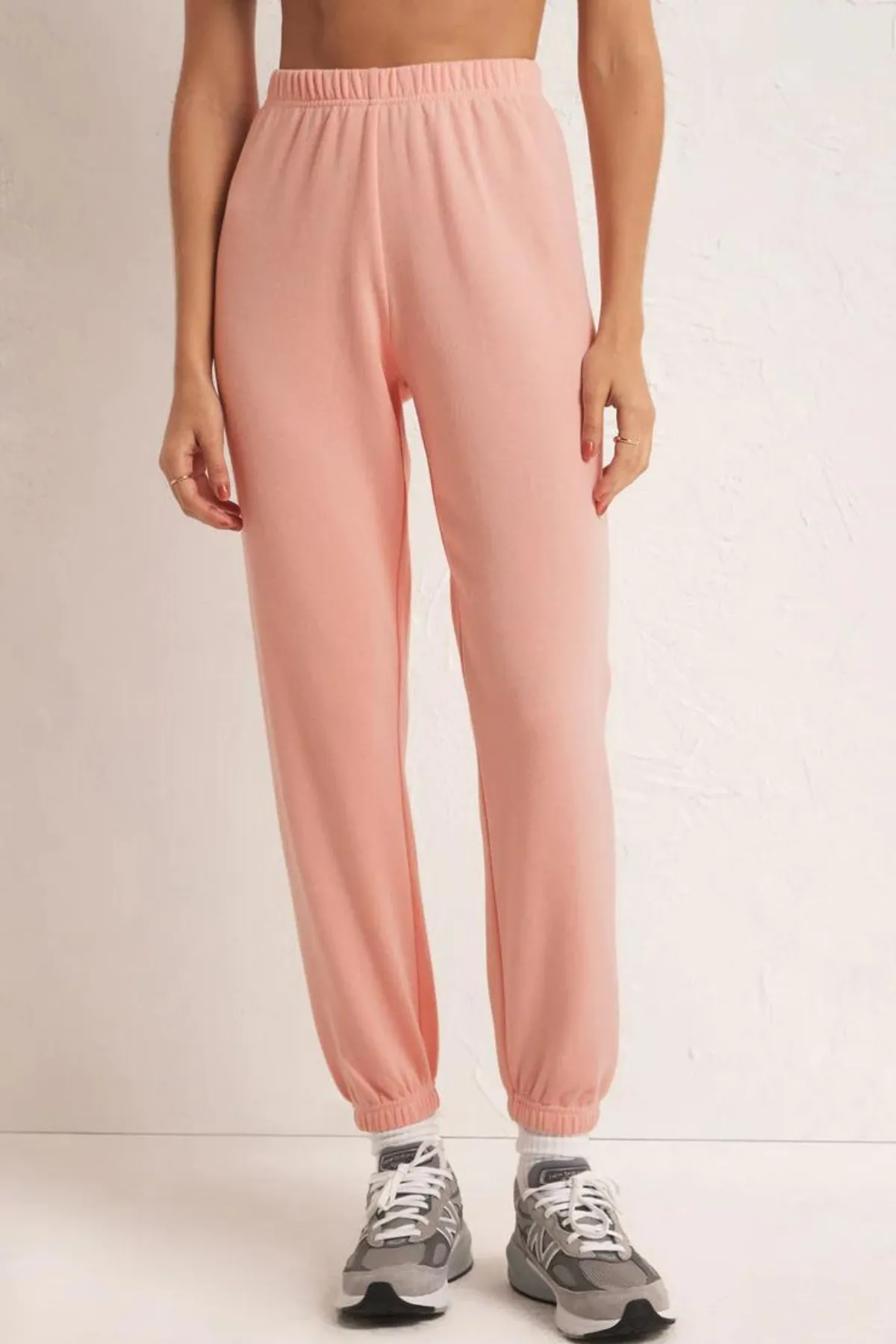 Z SUPPLY - CLASSC GYM JOGGER PINK LEMONADE
